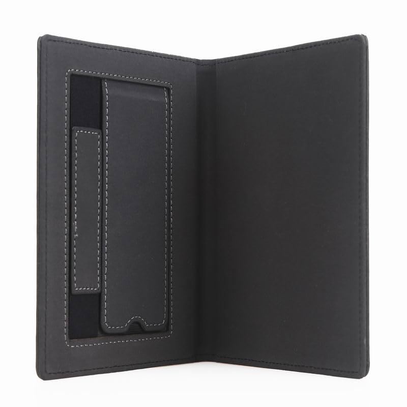 GuardV Magnetic Faux Leather Standing Case for Onyx Boox Poke 5 5S with Auto Sleep Wake, Standing and Handstrap