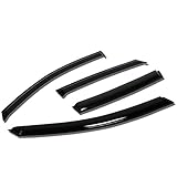 For Ford Focus Sedan 4pcs Tape-On Window Visor Deflector Rain Guard