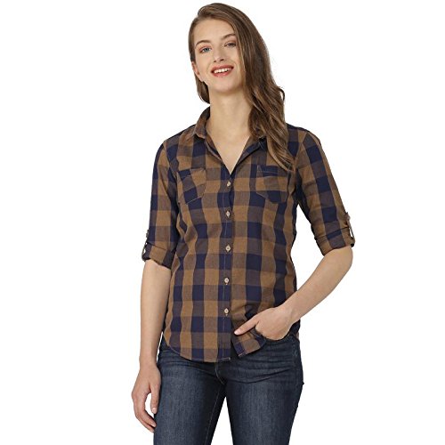 campus sutra women's checks shirts