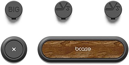 Magnetic Cable Clip,Bcase Desktop Cable Management Multipurpose Cord Organizer Wooden for USB Charging Calbe Earphone Cable