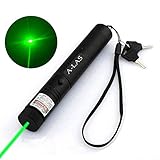 Green Laser Pointer High Power Hunting Rifle Scope Sight Laser Pen, Remote Laser Pointer Travel Outdoor Flashlight, LED Interactive Baton Funny Laser Pointer Toys for Cats/Dogs
