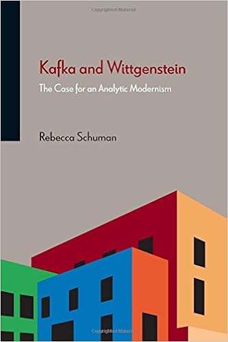 Book Cover for Kafka and Wittgenstein: The Case for an Analytic Modernism