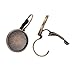 Beadthoven 10pcs Antique Bronze Earrings Making Supplies Brass Lever Back Hoop Bezel Earring Components for DIY Domed Cabochons Earrings with 16mm Round Tray Lead Free & Cadmium Free & Nickel Free