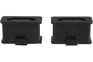 NAYCIIY Muffler Mount Set For Harley-Davidson FL FLT FLHT FLHR FLHX FLTR Trike Touring Road King Road Glide Street Glide Electra Glide 1985-2017 Replace 20193 65724-85 2PCS Black
