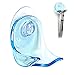 Pengxiaomei Razor Holder, Plastic Razor Rack with Suction Shower Cup Hook, Blue Adhesive Washroom Bathroom Shaver Holder Suction