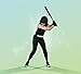 Rip It Women's Classic Softball Pant with Adira (Charcoal, Small)