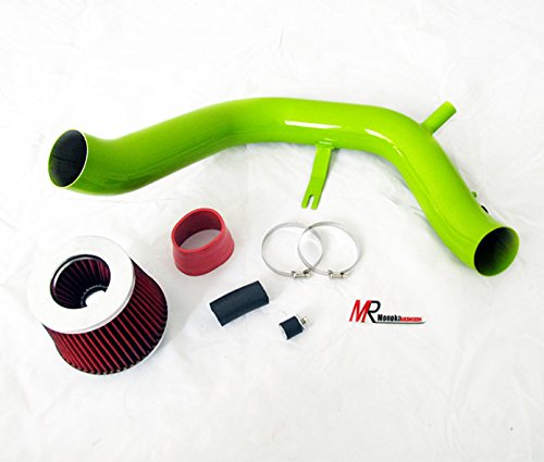 04 05 06 07 08 Acura TSX 2.4 L4 GREEN Piping Cold Air Intake System Kit with Red Filter