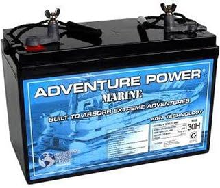 UB121100 (Group 30H) 12V 110AH SLA Battery W/ Marine Terminal
