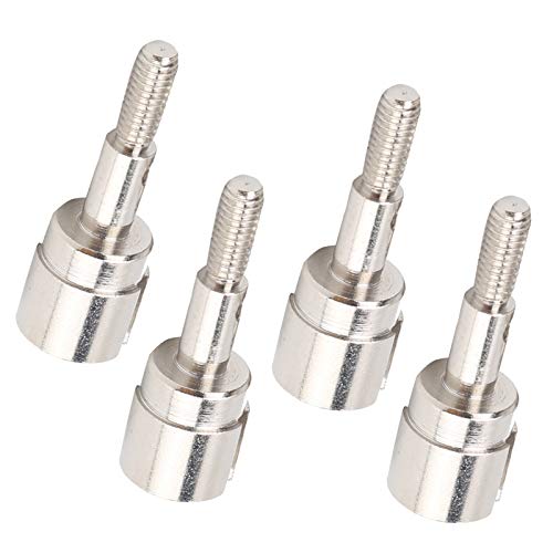 RC Wheel Axle, 4Pcs Steel Wheel Axle Drive Shaft Cup RC Wheel Axle Cups RC Wheel Axle Replacement RC Car Accessory Parts Compatible with HSP 1/10 RC Car Silver