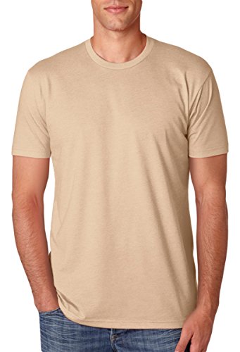 Next Level Apparel N6210 Mens Premium CVC Crew - Heather Cream, Large