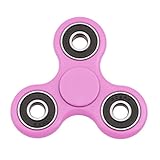 Fidget Spinner Toy The Anti-Anxiety 360 Spinner Helps Focusing Fidget Toys [3D Figit] Premium Quality EDC Focus Toy for Kids & Adults - Best Stress Reducer Relieves Anxiety (Pink)
