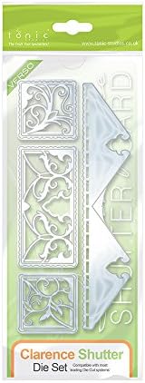 Tonic Studios 1025e Indulgence Shutter Die - Clarence, Grey