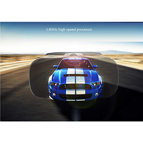 All-in-one VR Gaming Headset Glasses, Virtual Reality Headset VR Headset 3D VR Glasses for PC Game, Built-in Nibiru 2.10.002 Operating System, 1080P HD Resolution, 12.8G Storage, Aspherical Lens