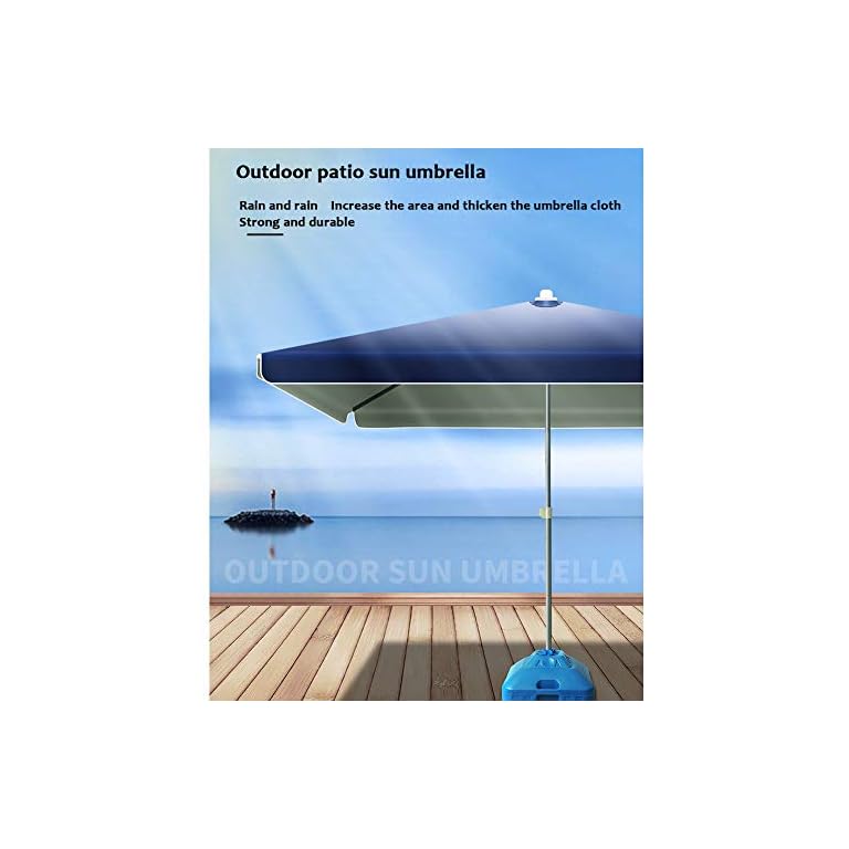 Ycrdtap Verstellbarer wasserdichter Sonnenschirm für den Außenbereich