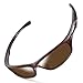 grey jack Lightweight Polarized Sports Sunglasses UV Protection Lens Tr Durable Frame for Men Women
