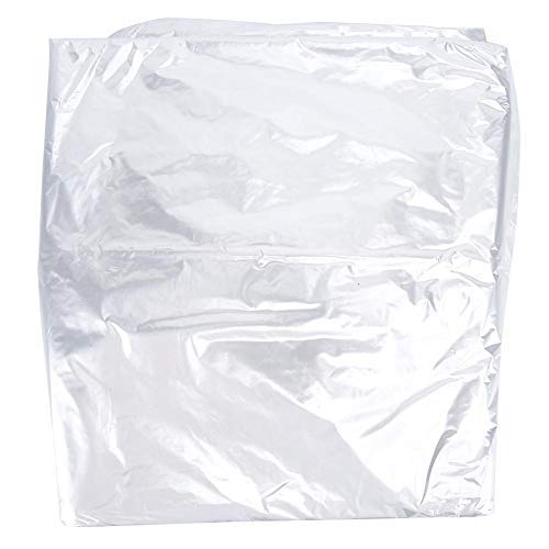 Fdit 50Pcs Disposable See-Through Clothes Dust Bags Dry Cleaning Garment Covers (3 Sizes (#1)