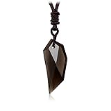 MENGLINA Black Obsidian Hexagram Natural Stone