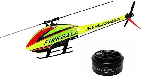 SAB Goblin Fireball 280 - (1) Motor + Main &amp; Tail Rotor Blades Included
