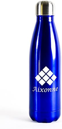 17 Oz (500 ml) Vacuum Insulated Water Bottle | Double Walled Stainless Steel Cola Shape Travel Water Bottle - No Sweating, Keeps Your Drink Hot &amp; Cold (Blue)