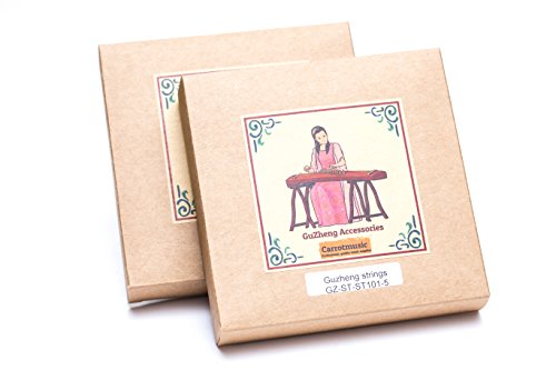 Carrotmusic Model GZ-ST-ST101-5-2 Standard #1- #5 Guzheng strings ( 2 sets )
