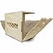 Titan Fitness 3-in-1 Wooden Plyometric Box 16-in. x 20-in. x 24-in.