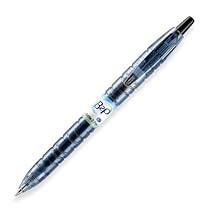 Pilot B2P - Bottle to Pen - Retractable Gel Roller Pens Made from Recycled Bottles, Dozen Box, Fine Point, Black (31600)