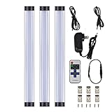 Zhuy (3 Panels) Warm White LED Under Cabinet Lighting, Wireless RF Dimmer and Controller Included, Milk Cover, Cabinet light, Cabinet LED, Under Cabinet Light, LED Light bar, LED Strips