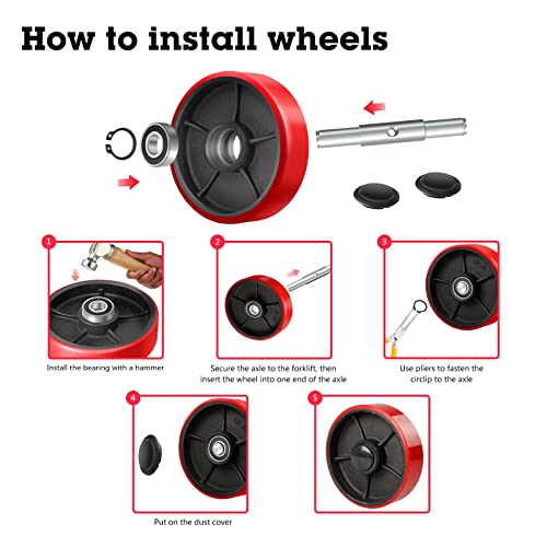Draywitt Pallet Jack Wheels Replacement,pallet Jack & Lift Truck Wheels