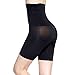 Amazingjoys Women's Hi-Waist Body Shaper Tummy Control Panty Smooth Thigh Slimmer, Black, Fits US SIZE 2-8