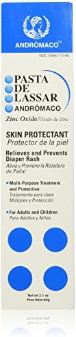 Pasta De Lassar Andromaco Multi-purpose zinc oxide skin protectant Diaper Rash -Poison Ivy - 2.1 Oz Skin Care