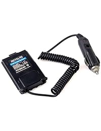 Retevis 12 V Radio de coche Eliminator Batería Adaptador para UV-5R UV-5R + SERIE y Retevis rt-5r rt-5rv 2 Way Radio (1 Pack)