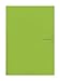 EcoQua Staplebound Blank Notebook - Lime 38 Sheet Notebook - 8.25