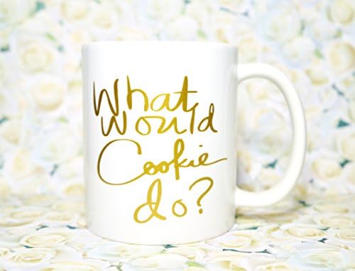 WHAT WOULD COOKIE DO? MUG GOLD, WHAT WOULD BEYONCE DO COFFEE MUG, 11 oz COFFEE MUG. COOKIE LYON inspired coffee mug/ COOKIE LYON M