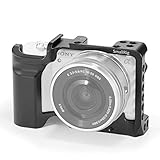 SMALLRIG Camera Cage Compatible with Sony A5000 / A5100 with Cold Shoe, 1/4'' and 3/8'' Threaded Holes - 2226