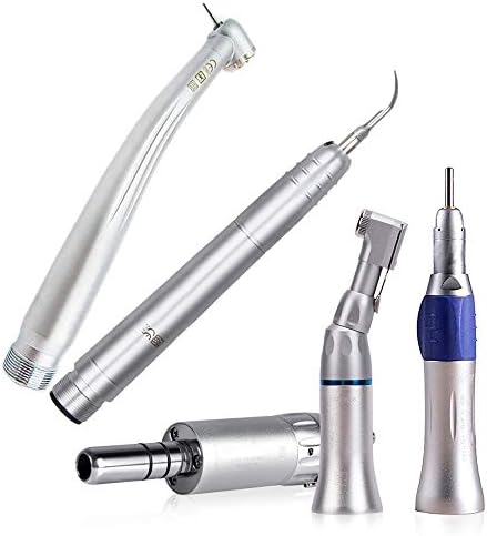 High and Low Speed Hand Tool Set with Air Scaler Kit 2 Holes