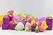 Moddan Shopkins Mini Figure Toy Topper Filled Easter Eggs - 20 Pieces