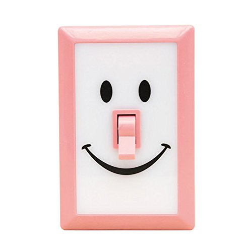 Smile Switch LED Nightlight (Pink)