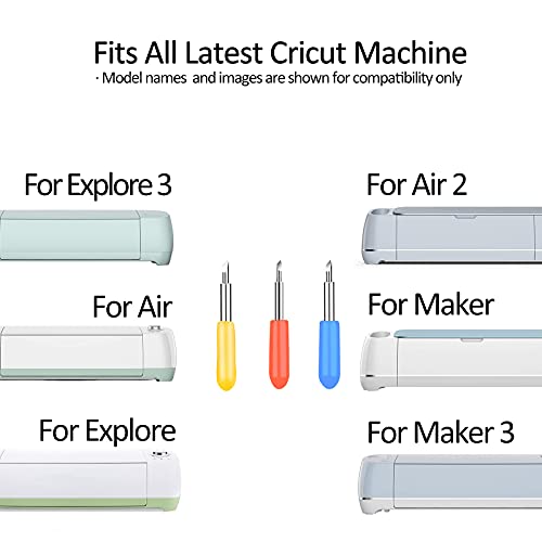 Arisll Blades for Cricut Explore Air 2 Air Explore 3 Maker Maker 3, 30