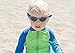 Tuga Baby/Toddler UV 400 Sunglasses w/ 2 Straps & Case, Pink