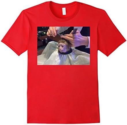 Mens Money Getting Haircut Meme Shirt XL Red