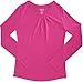 French Toast School Uniform Girls Long Sleeve V-Neck T-Shirt with Front Gathers