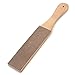 Wooden Handle Leather Sharpening Strop Handmade Razors Polishing Board for Home Tools
