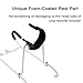 Ohuhu Rust-Proof Quick Release Front Handlebar Bicycle Lift Off Basket/Wire Mesh Bike Basket with Holder, Mesh Bottom, White