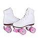 Chicago Girls Rink Roller Skate - White Youth Quad Skates