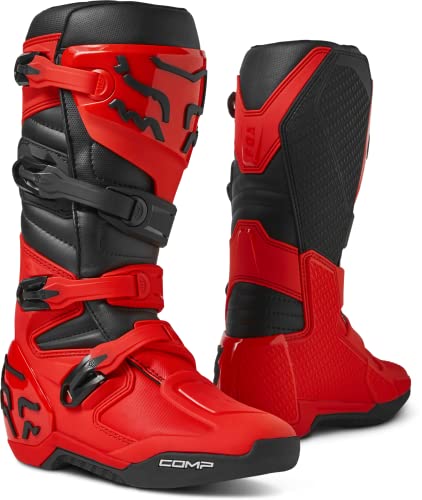Fox Racing SHOES COMP FLUO RED 10.5 (INSOLE 273MM)
