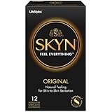 LifeStyles SKYN Condoms Lubricated Non-Latex, 12 ea