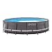 Intex 14ft X 42in Ultra Frame Pool Set with Filter Pump, Ladder, Ground Cloth & Pool Cover