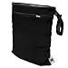 Planet Wise Black Medium Wet/Dry Bag | Reusable Wet Bag for Swimsuit, Dirty Diapers and Beach Trips Then A Dry Bag for Everything Else | Waterproof Wet Bag Keeps The Wetness and Odors Contained