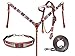 Showman Beaded Tribal 4 Piece Headstall & Breast Collar Setthumb 4