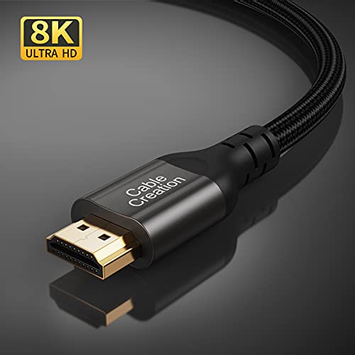 HDMI ARC Cable, CableCreation 8K HDMI Cable 10ft (48Gbps, 8K60Hz) 10